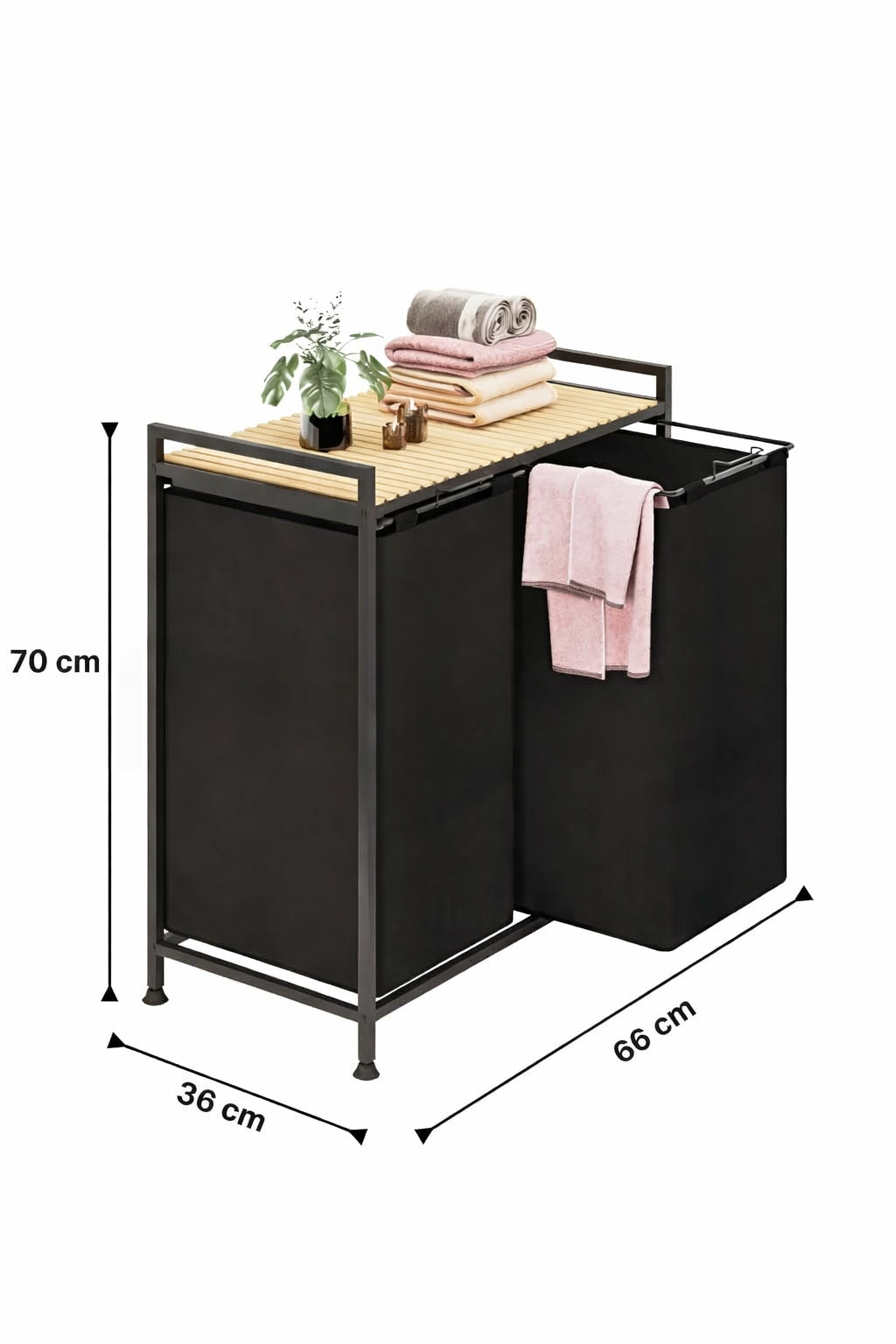 Çamaşır Sepeti Kirli Sepeti Ahşap Banyo Dolabı Büyük Boy Geniş 2 Bölmeli Kumaş Kirli Sepeti Çamaşır Sepeti Kirli Sepeti Ahşap Banyo Dolabı Büyük Boy Geniş 2 Bölmeli Kumaş Kirli Sepeti